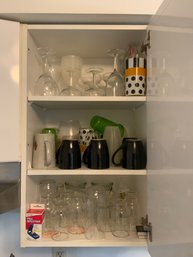 Assorted Glasses/mugs Lot Kitchen Cabinet Lot K2