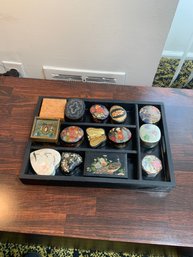 Large Lot Of Assorted Small Trinket Boxes