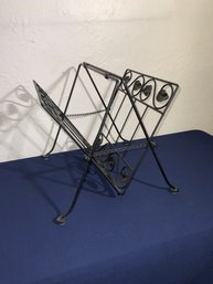 Folding Metal Magazine Rack