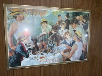 Auguste Renoir Print Of People A Restaurant