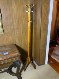 Standing Pole Coat Rack