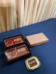Three Seiko Quartz Ikegami New In Box Electronics
