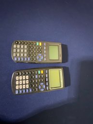 Two Texas Instruments Calculators