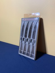 Package Of 4 J.A. Henckels International Stainless Steel Steak Knives *used/like New*