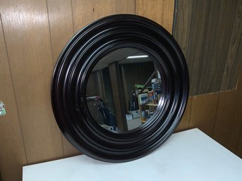 Vintage/modern Black Round Wall Mirror