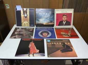 Lot Of 8 Records / LPs / Vinyl - Includes Dionne Warwick & Linda Ronstadt R1