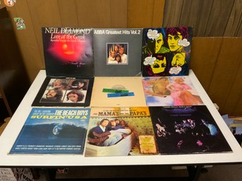 Lot Of 9 Records / LPs / Vinyl Includes The Beatles, ABBA & The Beach Boys R9