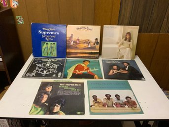 Lot Of 8 Records / LPs / Vinyl - Includes Carly Simon, Diana Ross & Frankie Avalon R0