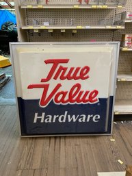 Vintage True Value Hardware Store Front Sign (49.25x48 Inches)