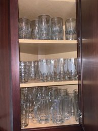 Entire Cabinet Of Glassware, K4