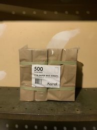 Brand New Sealed 500 Paper Bags (4 Lb Per Bag)