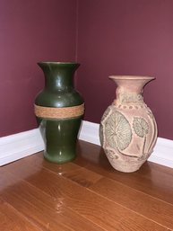 Lot Of 2 Decorative Vases