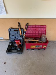 Tool Box With Misc Tools-Good For Around The House