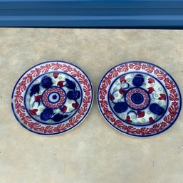 Pair Of Antique Quebec Plates