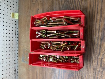 Lot Of Assorted New Brass Metal Bolts (h4)