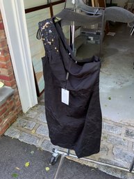 New With Tags Elie Tahari Single Arm Black Dress, Size 4 Retail $498