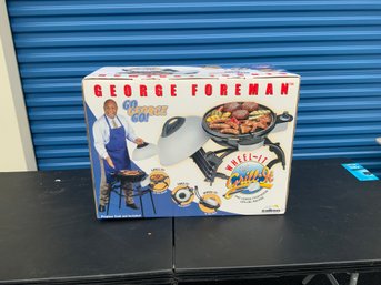 George Foreman Wheel-in & Grill-it Grill *New In Box!*