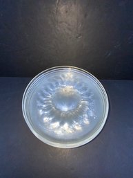 Set Of 12 Clear Vintage Glass Plates