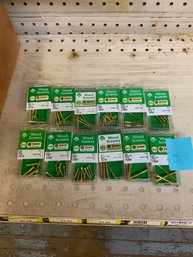 Lot Of 12 New Packs Of Wood Screws (s8)