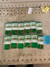 Lot Of 12 New Packs Of Wood Screws (s5)