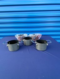 Set Of 5 Couple Pots: Cooks Essentials