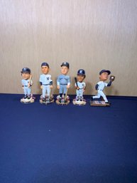 Lot Of 5 Assorted NY Yankees Bubble Heads