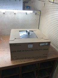 Brand New In Box Lids For 20 Gallon Utility Cans