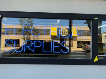 Electrical Supplies LED Sign In Working Conditions (72x27 Inches)