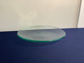 Large Glass Platter, Shallow Bowl