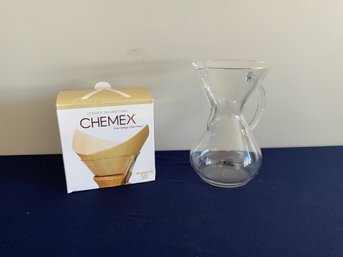 Glass Coffee Server W/ Chemex Filters