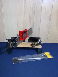 Sears Craftsman Miter Box And Accessories