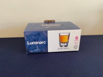 Set Of 6 Luminac Shot Glasses New In Box