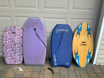 Lot Of 4 Kids Beach Surf Boards