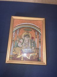 Indian Style Gem Stone Painting