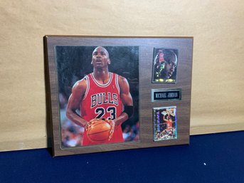 Michael Jordan Picture  Card Plaque