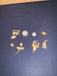 Pins And Earing Jewerly Lot