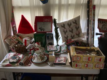 Large Assorted Christmas Lot-Must Pack Up.