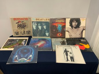 Lot Of 10 Vintage Records Including The Beatles