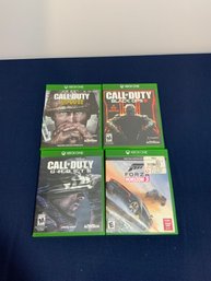 Lot Of 4 Xbox One Games Including Call Of Duty