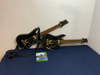 Xbox One Guitar Hero Live Game And 2 Guitars