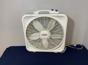 Working And Tested! Lasko Square White Fan