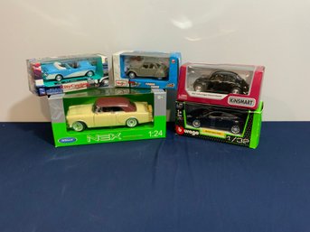 Lot Of 5 New Small Collectible Toy Cars