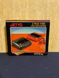 Jetyo 2-way VHS Video Cassette Rewinder, Model 80-1285 In Box