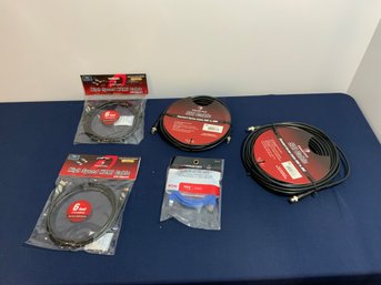 Lot Of Assorted New SDI And HDMI Cables