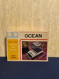 Ocean Solid State Cassett Tape Recorder Model 8000dc New In Box