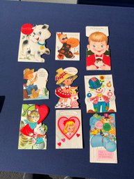 Lot Of 9 Vintage Greeting Cards: Hallmark&gibson C1