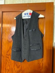 Vintage Dark Grey Rock & Republic Vest, Size Large