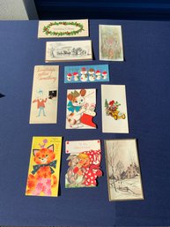 Lot Of 10 Vintage Greeting Cards C3