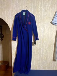 NOS-Vintage Blue Bill Glass Size Small Robe, New With Tags