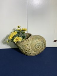 Vintage Ceramic Snail Design Planter